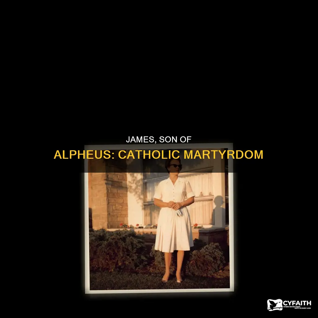 how did james son of alpheus die catholic