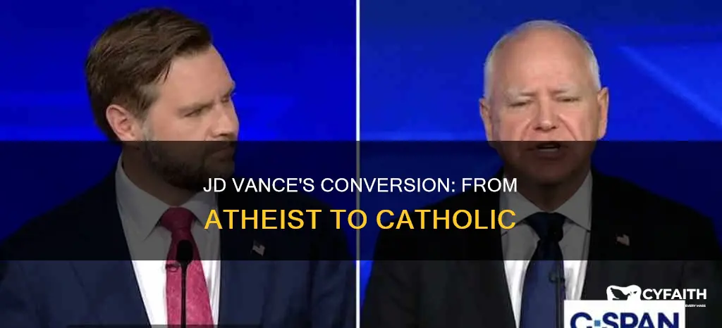how did jd vance become catholic