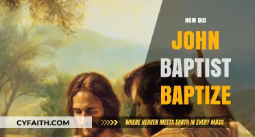 The Art of Baptism: John the Baptist's Unique Method