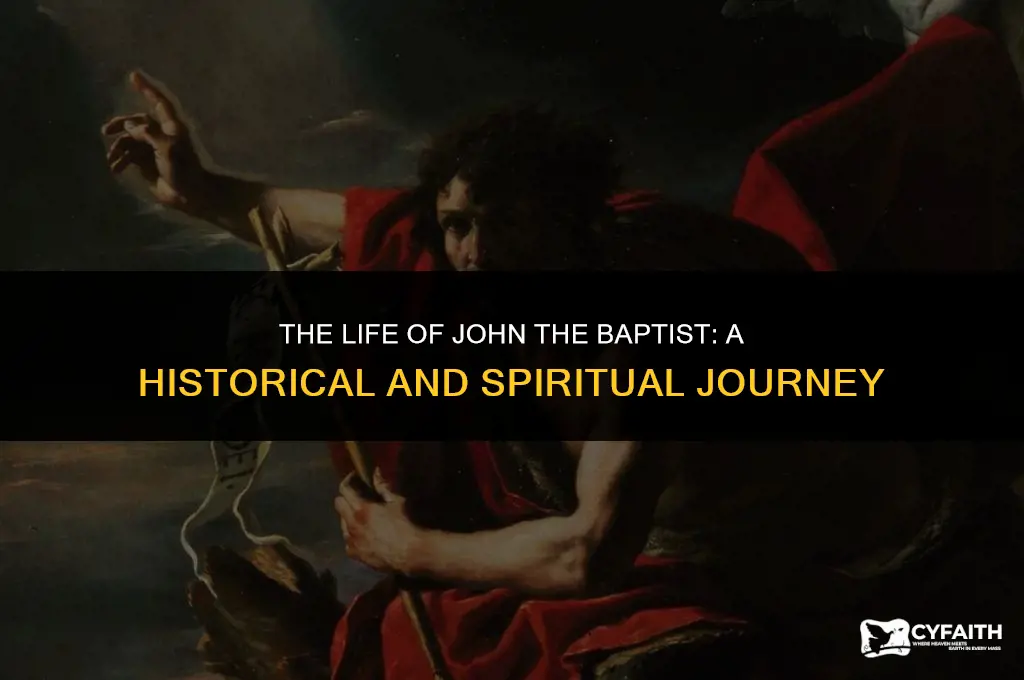 how did john the baptist live
