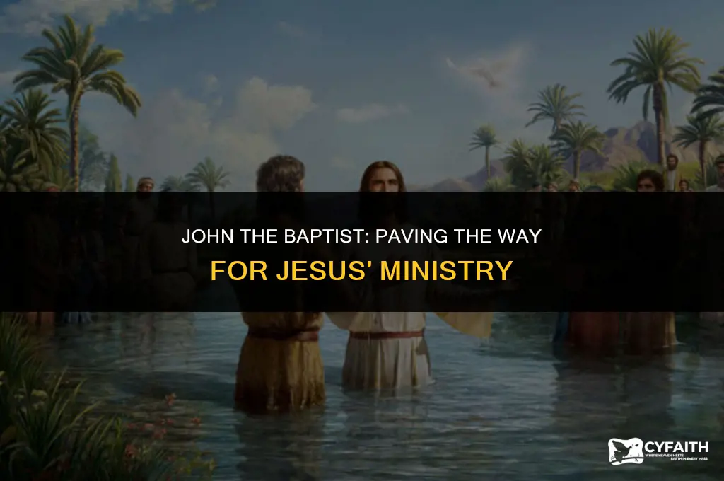 how did john the baptist prepare for jesus