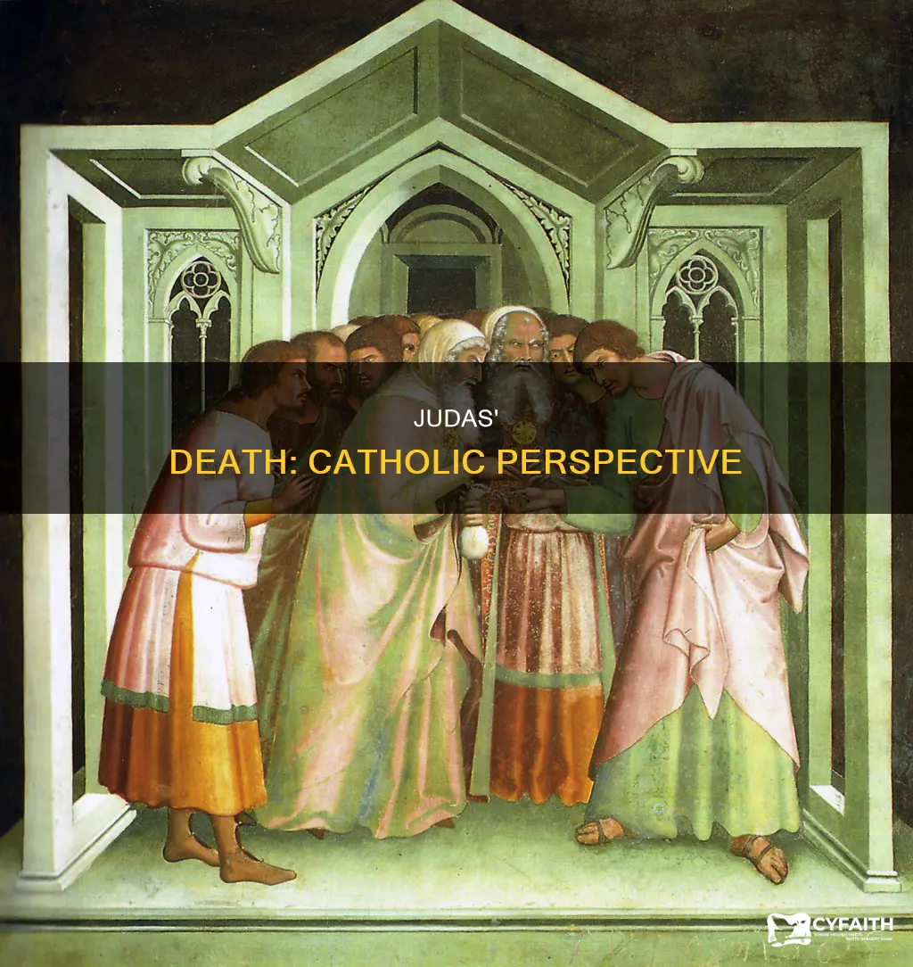 how did judas die catholic answers