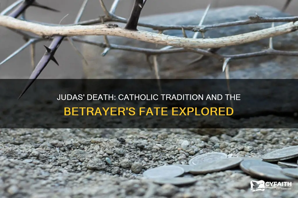 how did judas die catholic