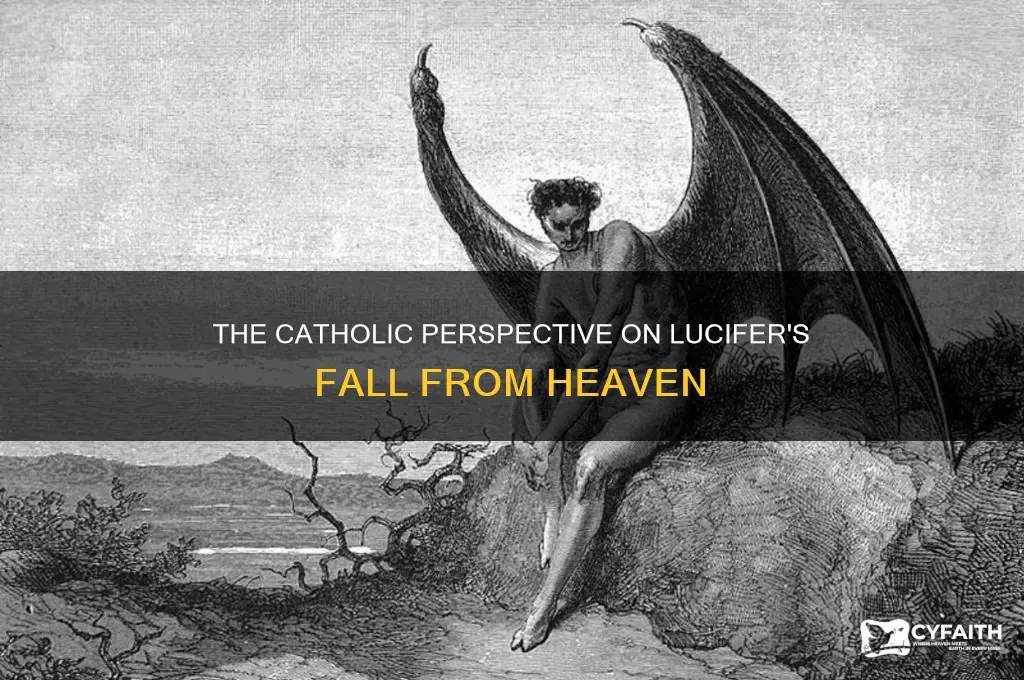how did lucifer fall catholic