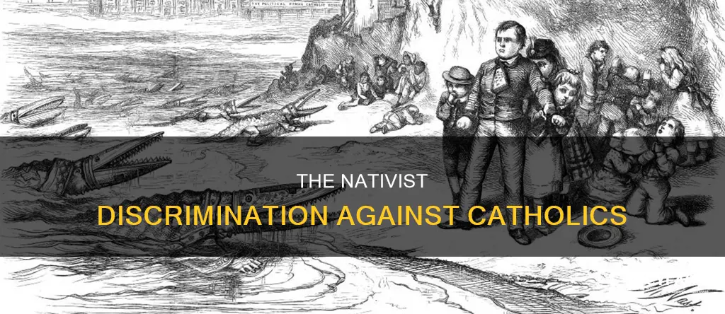 how did nativist groups discriminate against catholic