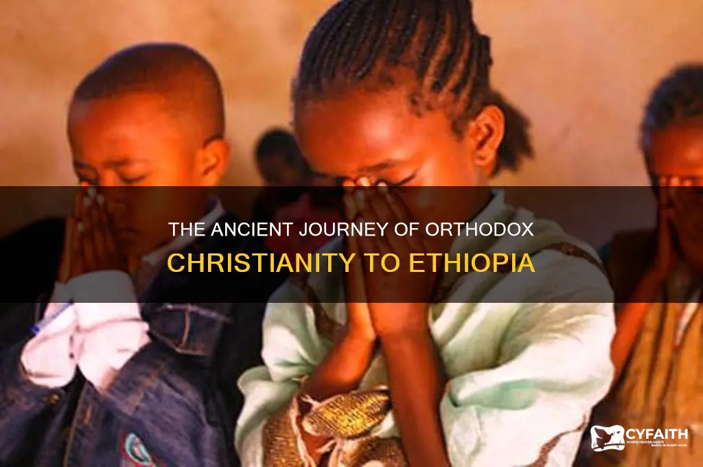 how did orthodox christianity spread to ethiopia