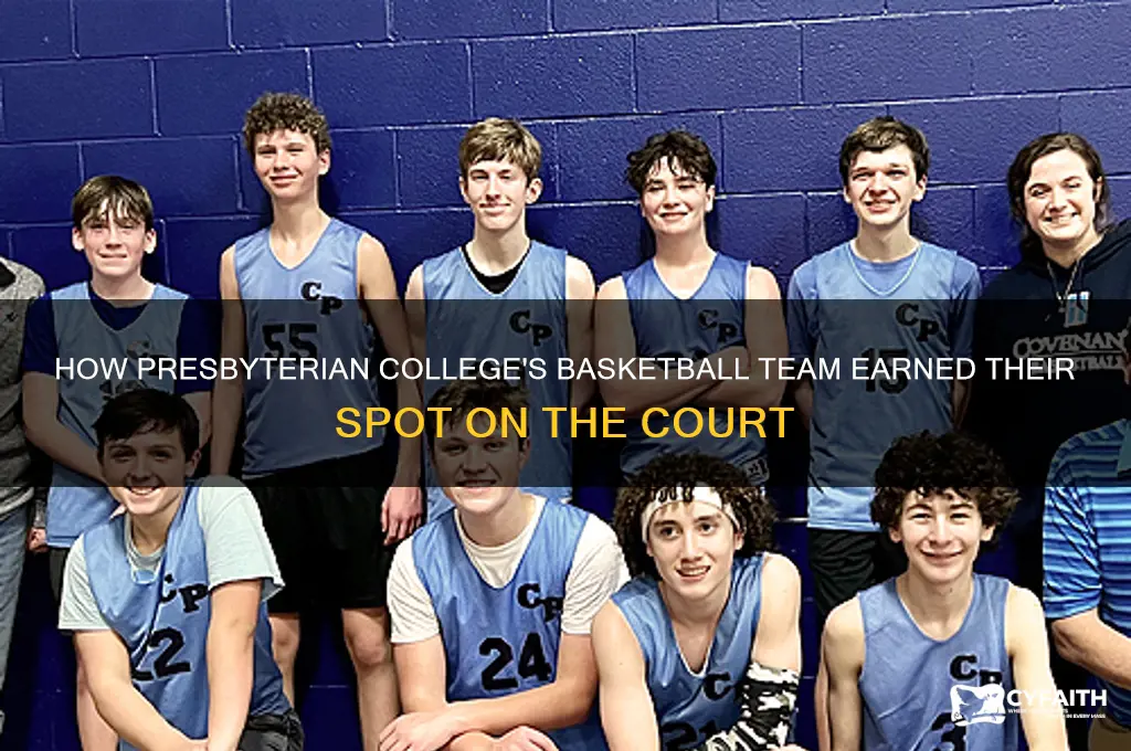 how did presbyterian get chosen to play basketball