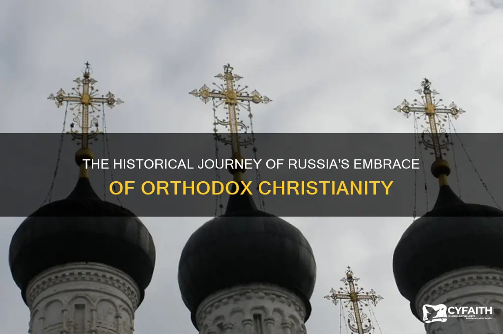 how did russia become orthodox