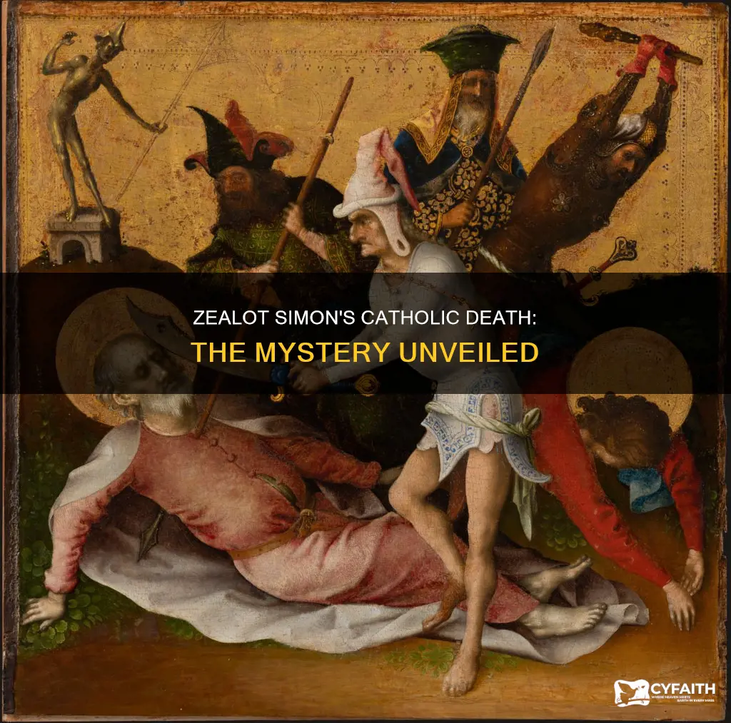 how did simon the zealot die catholic