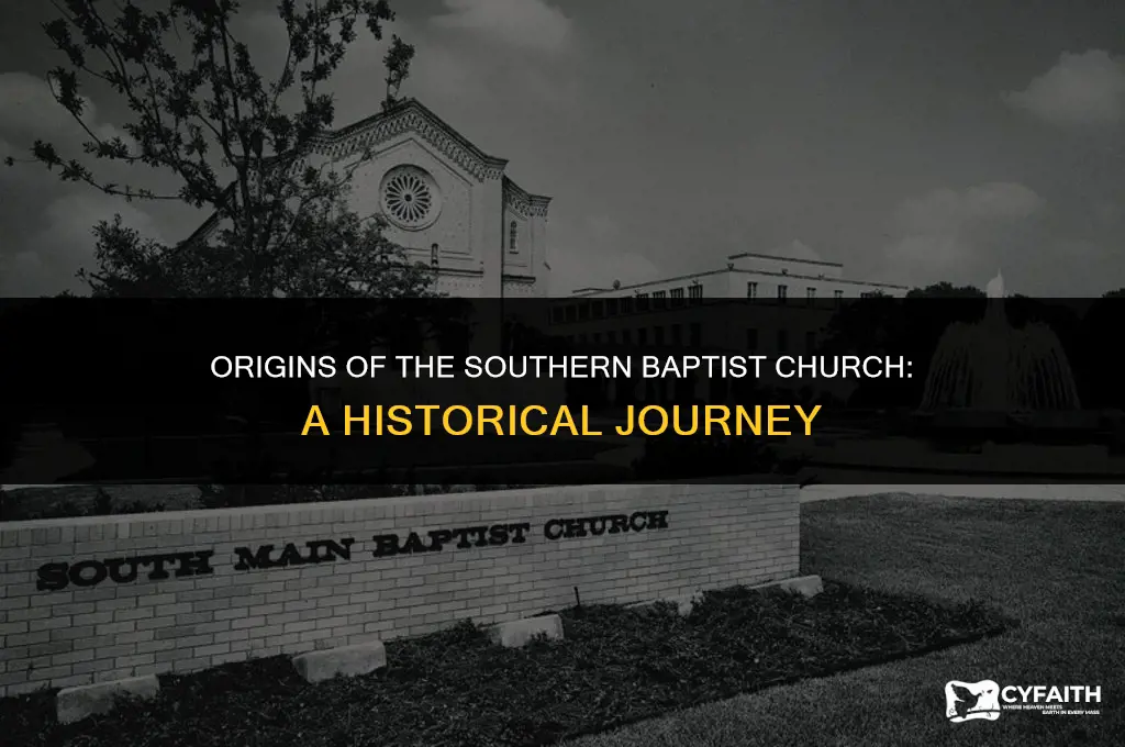 how did southern baptist church start
