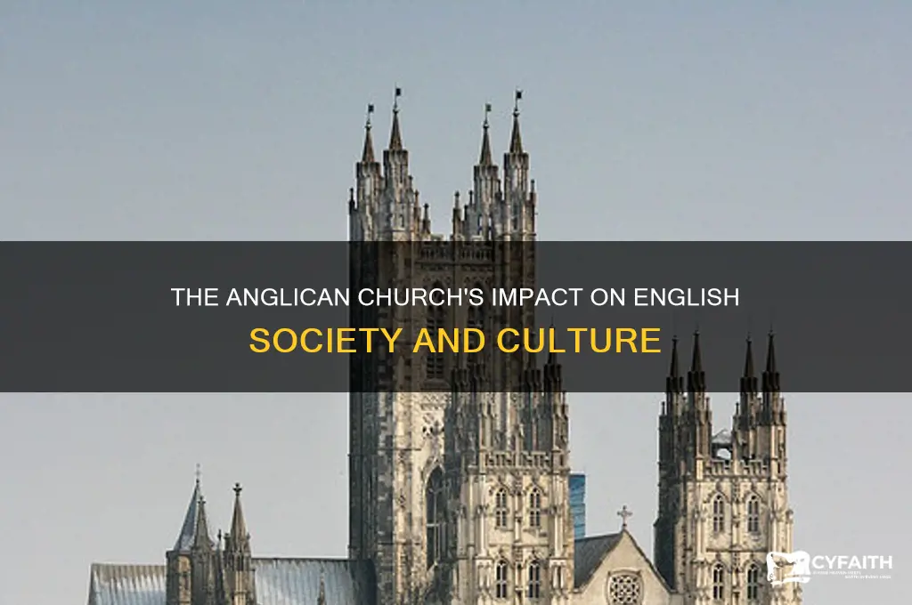how did the anglican church affect the people of england
