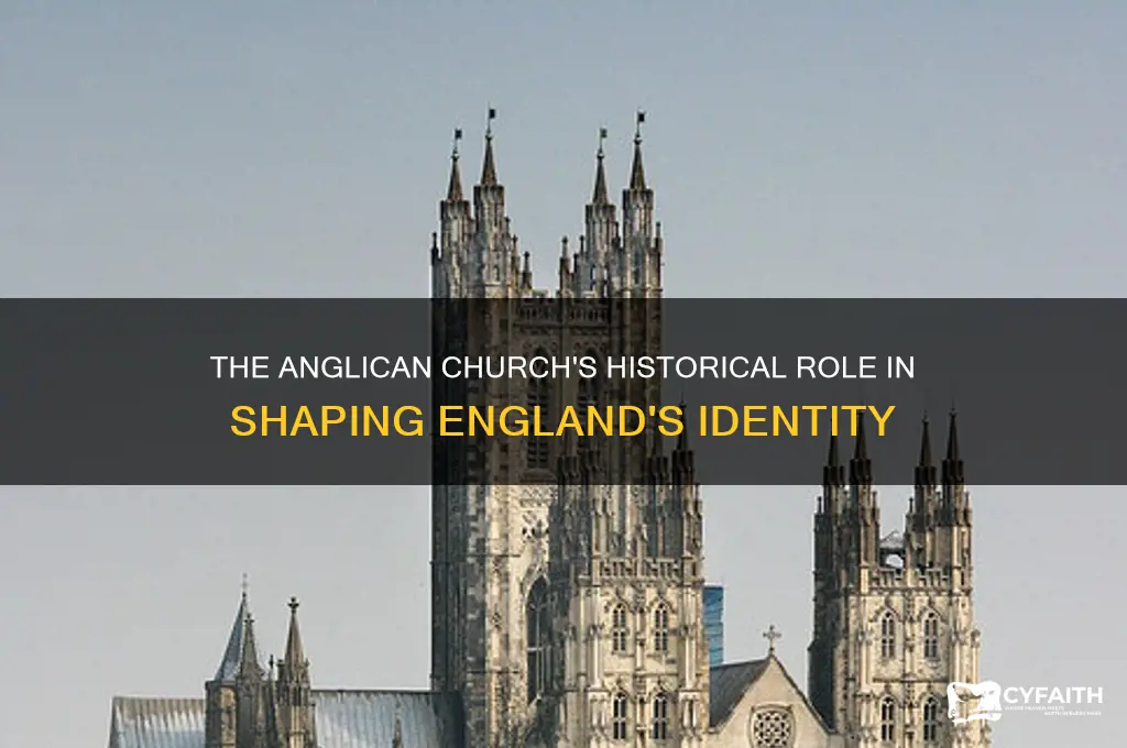 how did the anglican church relate to england
