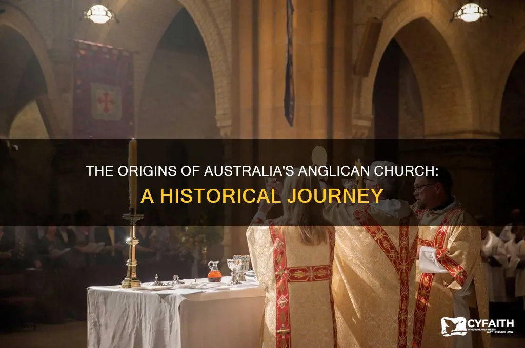 how did the anglican church start in australia
