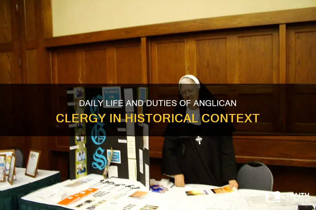 how did the anglican clergy living work