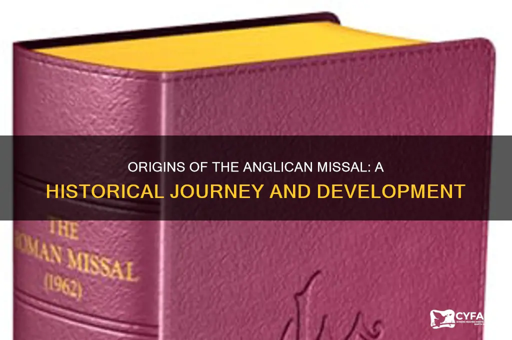 how did the anglican missal come about