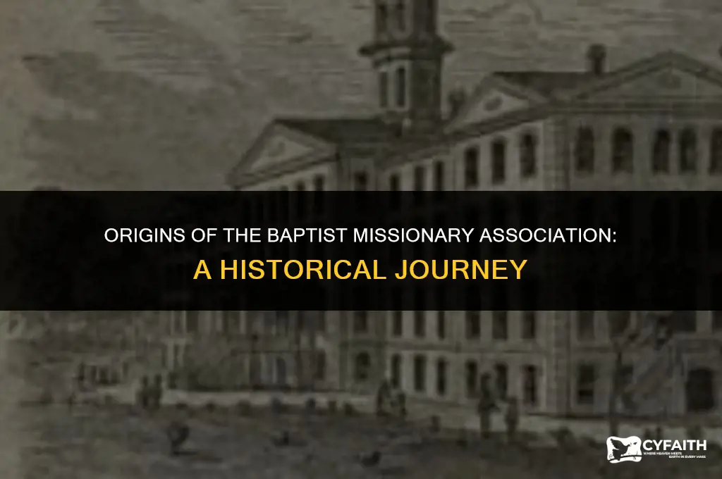 how did the baptist missionary association start