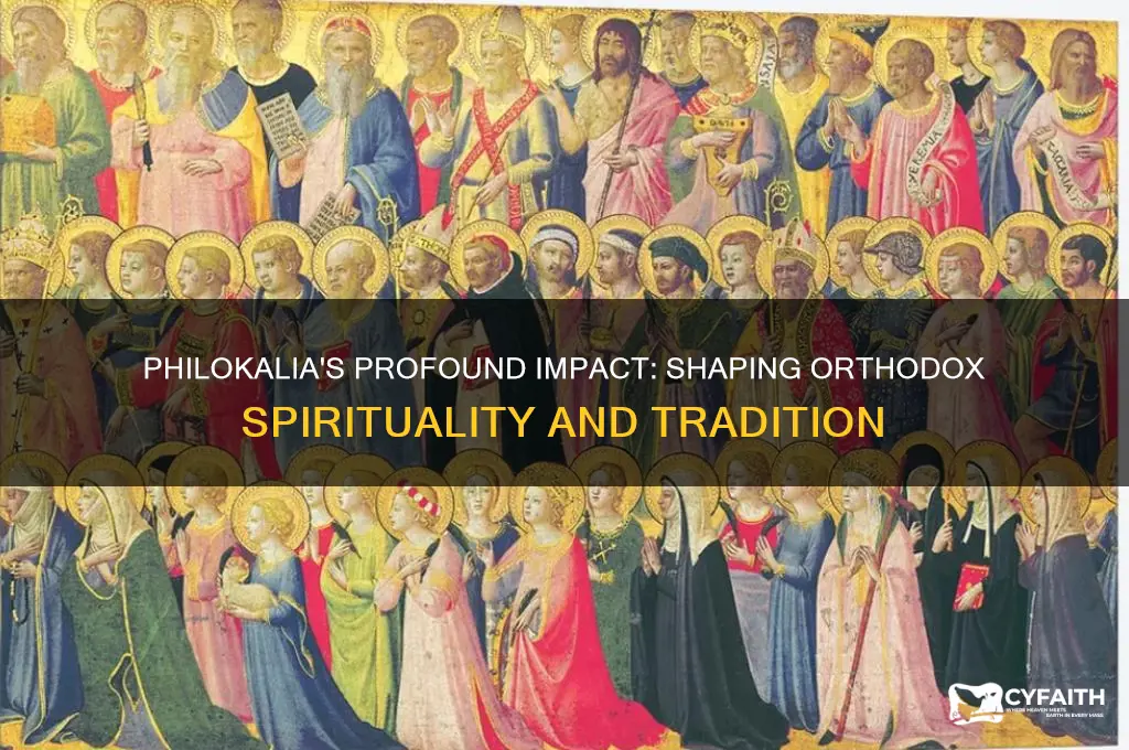 how did the book philokalia influence the orthodox world