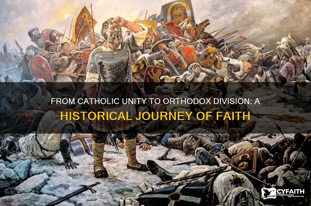 how did the catholic church become orthodox