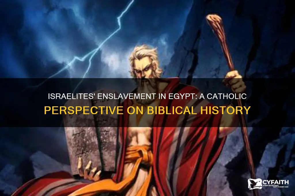 how did the israelites become enslaved in egypt catholic