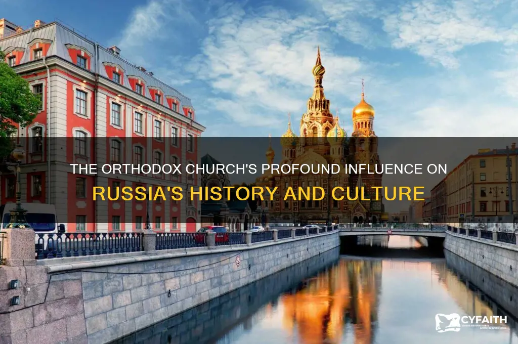 how did the orthodox church affect russia