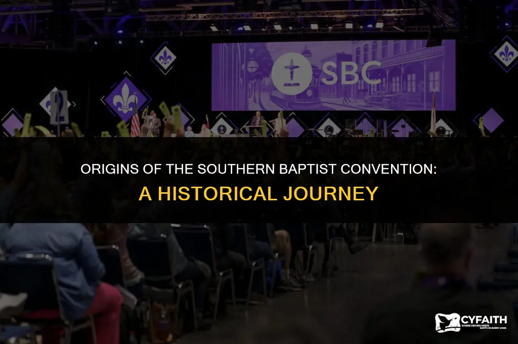 how did the southern baptist convention start