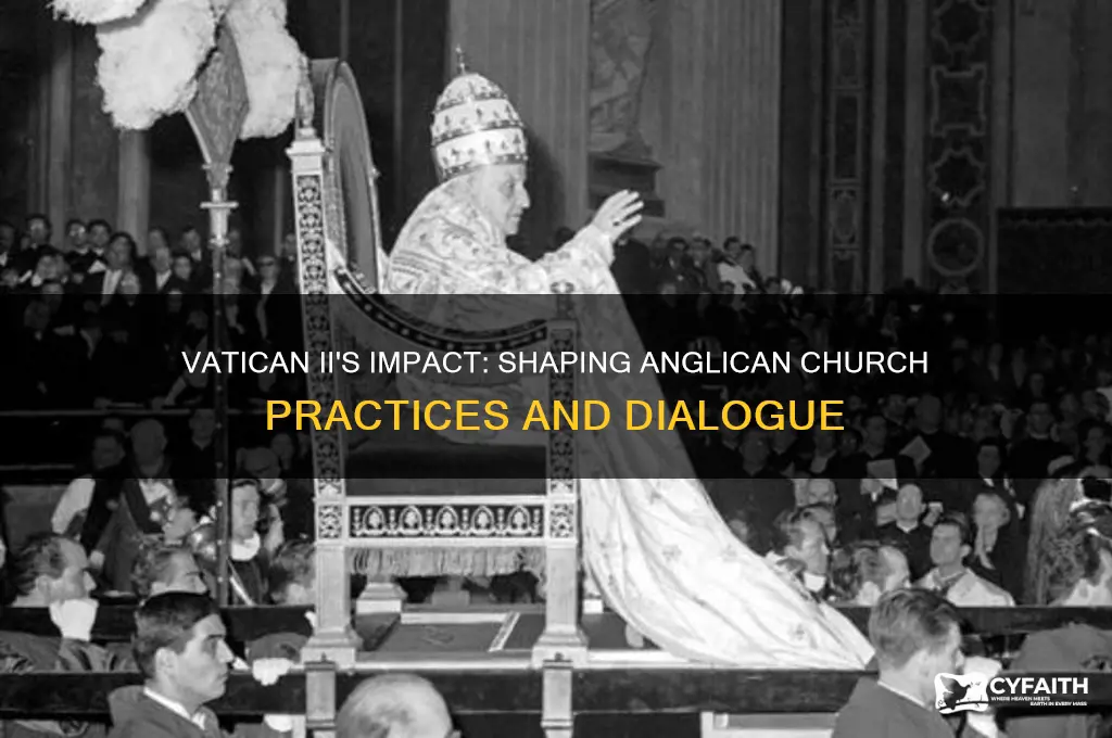 how did vatican ii affect the anglican church