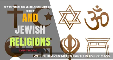 Exploring the Unique Beliefs and Practices of Catholicism, Christianity, Baptism, Judaism, and Hebrew Faith