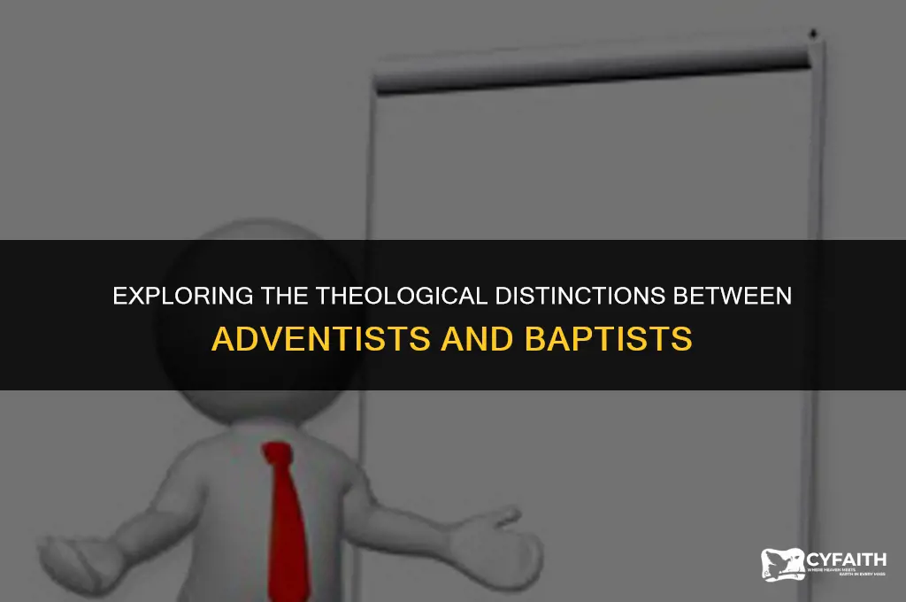 how do 7th day adventists differ from baptists