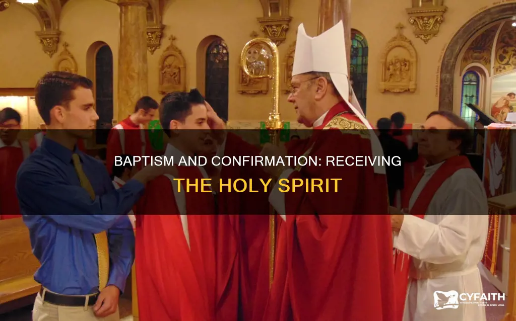 how do a catholic receive the holy spirit