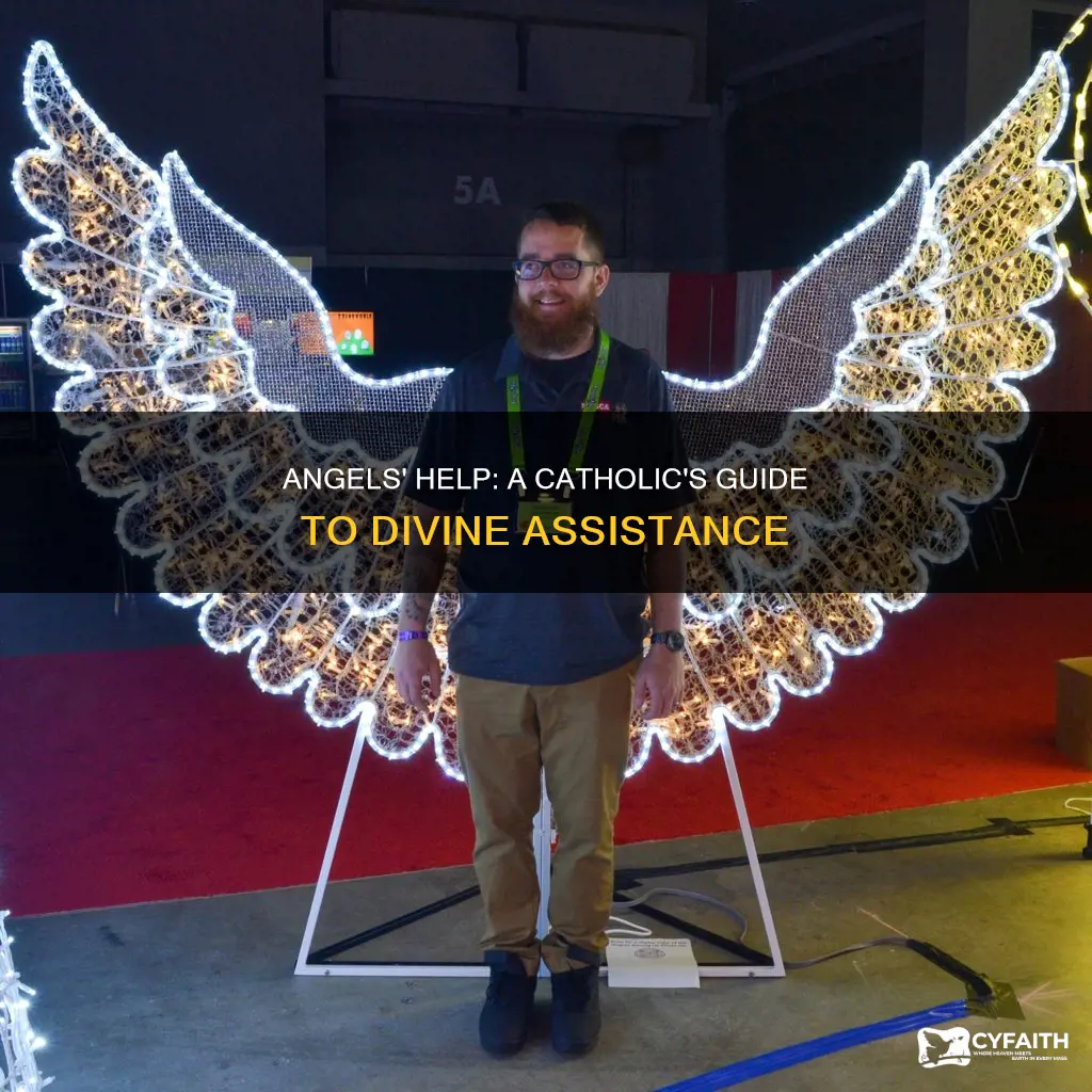 how do angels help us catholic