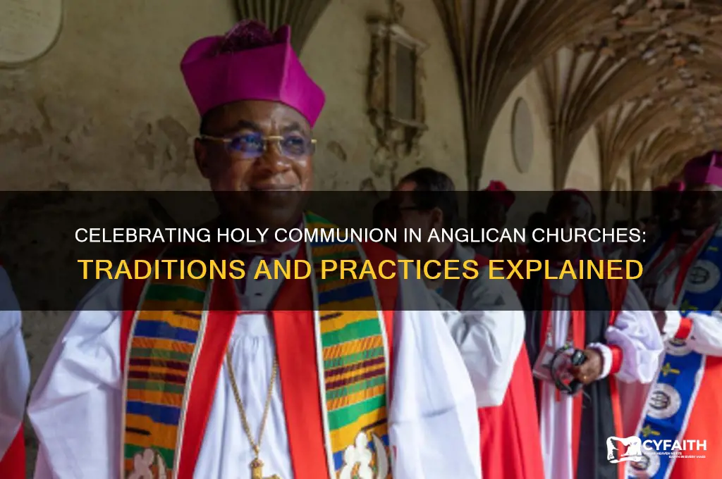 how do anglican churches celebrate holy communion