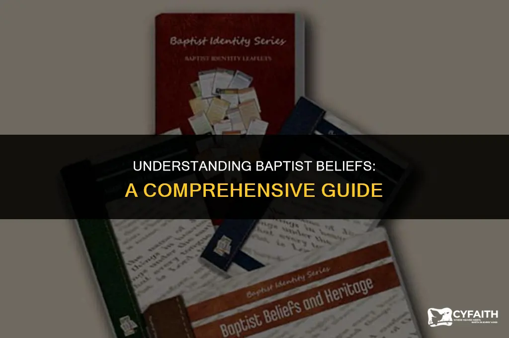 how do baptist believe