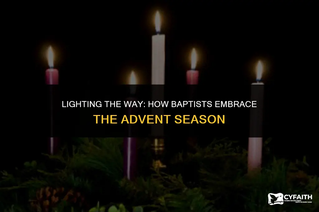 how do baptist celebrate advent