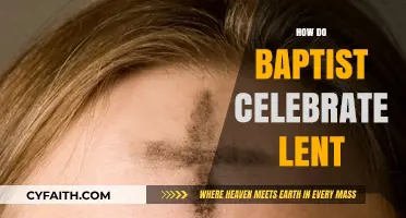 Observing Lent in the Baptist Tradition: A Guide to Practices and Reflections