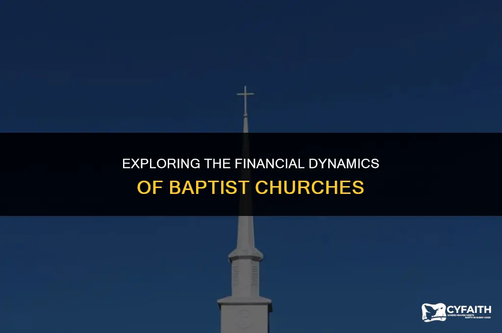 how do baptist churches make money