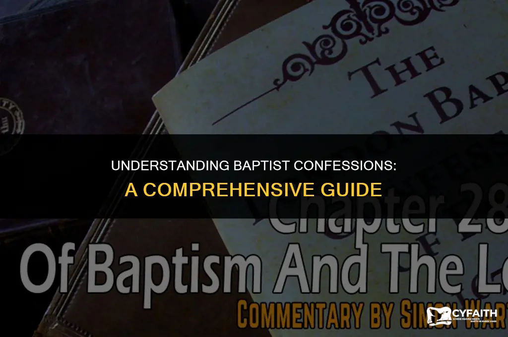 how do baptist confessions work