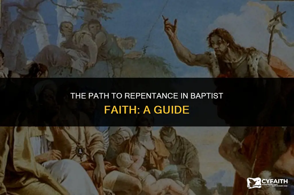 how do baptist repent