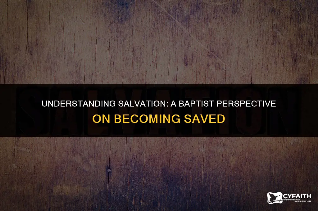 how do baptists become saved