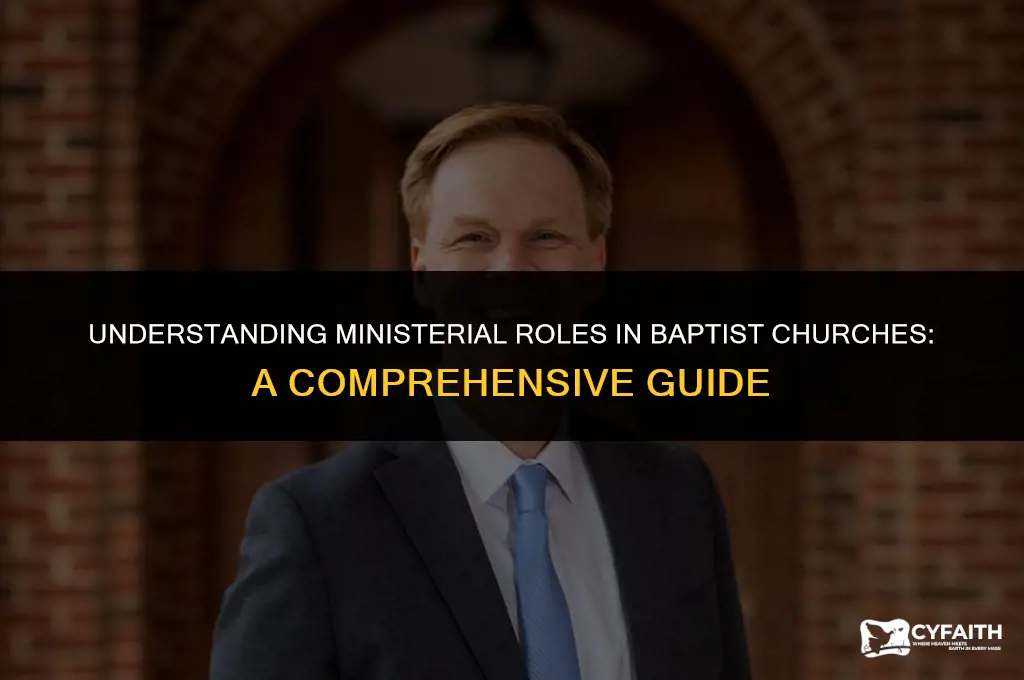 how do baptists define ministers