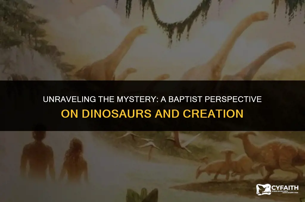 how do baptists explain dinosaurs