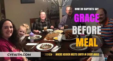 A Guide to Baptist Meal Prayers: Saying Grace with Devotion