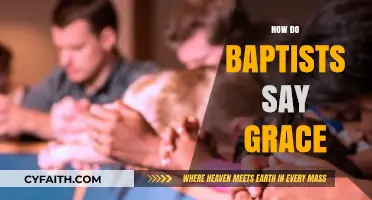 A Guide to Saying Grace the Baptist Way