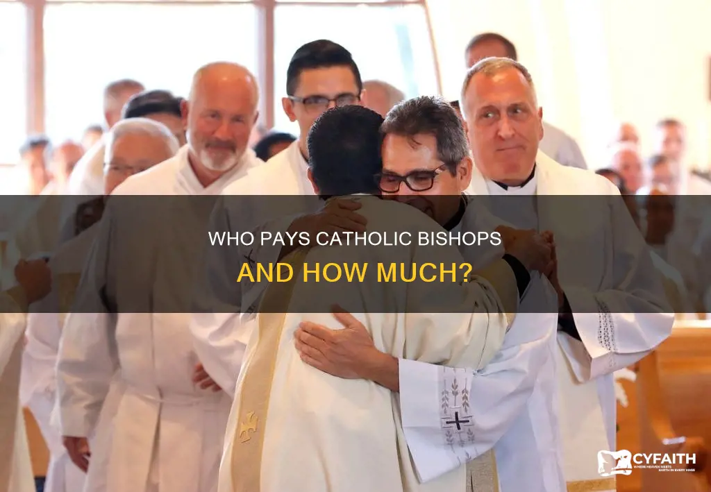how do catholic bishops get paid