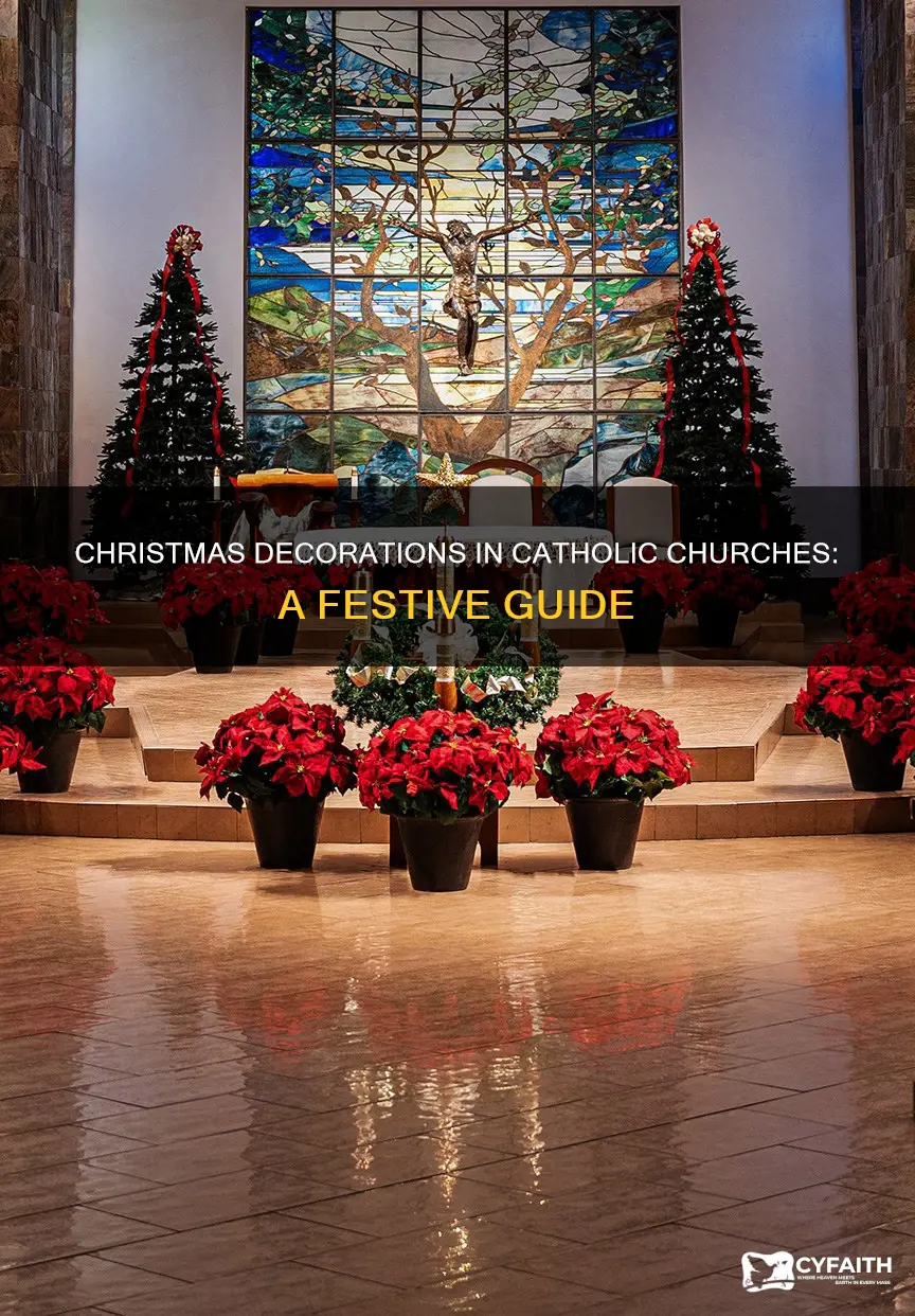 how do catholic churces decorate for christams