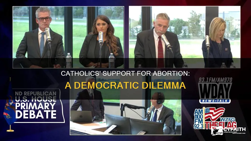how do catholic democrats justify supporting abortion