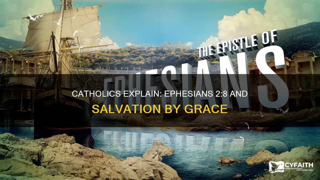 how do catholics explain ephesians 2 8