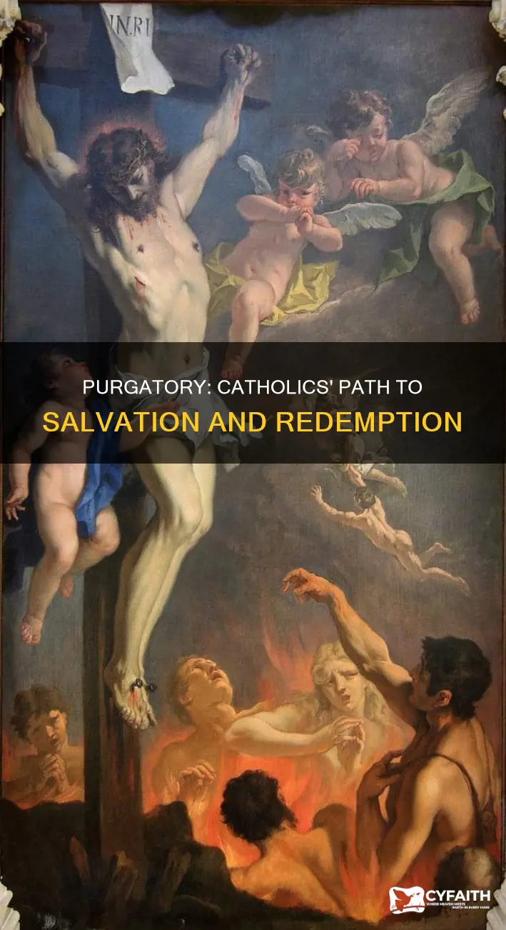how do catholics get out of purgatory