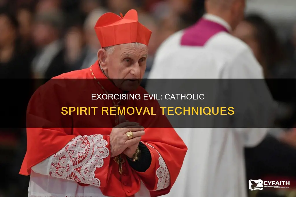 how do catholics get rid of spirits