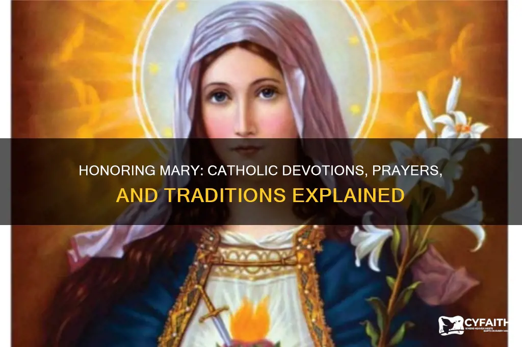 how do catholics honor mary
