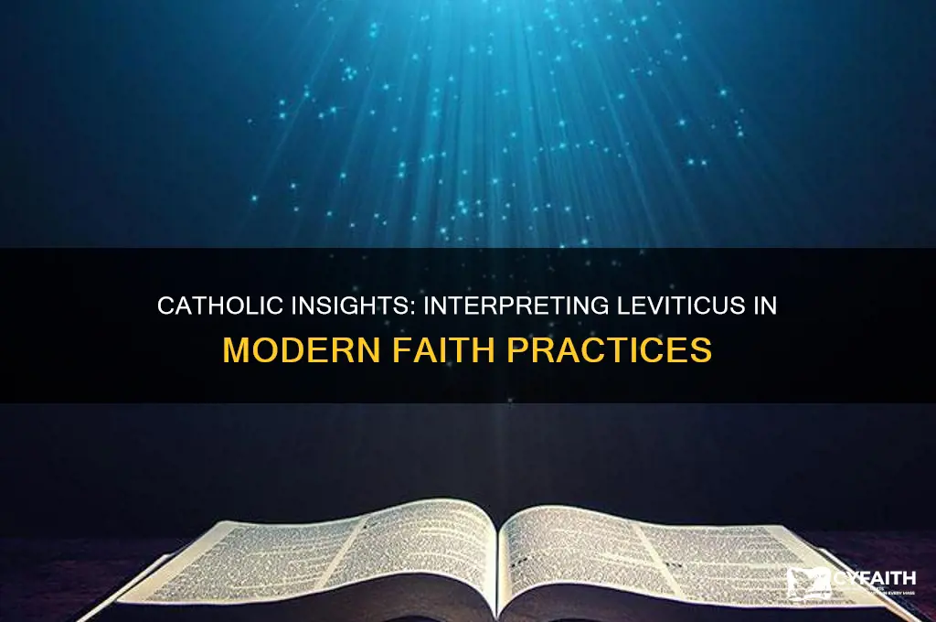how do catholics interpret leviticus